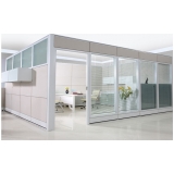 Divisória Drywall com Vidro