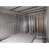 parede drywall estrutura preço Parada Modelo